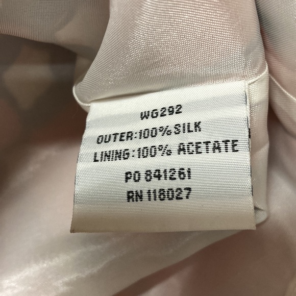 Boden Beautiful Silk Pencil Skirt Lined Pleats Floral Zipper Back Vent - Picture 3 of 6